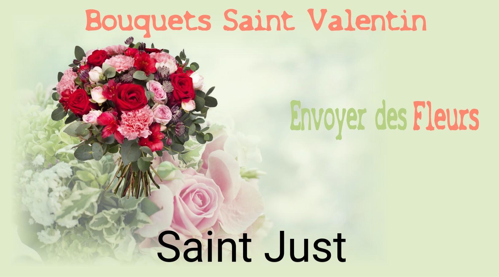 Roses de Saint-Valentin livrées à Saint-Just